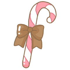 Cute candy cane