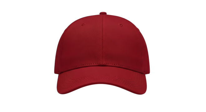 Red Baseball Cap With Fire Effect