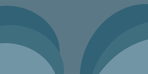 Abstract Blue Geometric Design with Rounded Overlapping Shapes and Gradients vector illustrator eps10