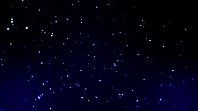 Blue Particle Background Loop