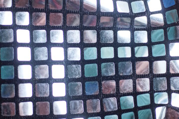 plastic gray color texture from a piece of foil with a pattern