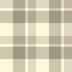 Subtle beige and taupe plaid pattern. Elegant, neutral texture ideal for textile design, website backgrounds, or stationery.  Evokes feelings of warmth and sophistication.