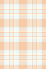 Cell pattern seamless plaid, thanksgiving textile texture fabric. Finish background check vector tartan in orange and alice blue colors.