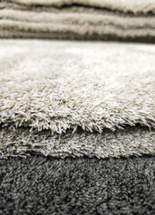 Natural hair rug