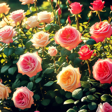 Bloomd reses in garden