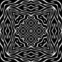 Abstract texture for fabric print, card, table cloth, furniture, banner, cover, invitation, decoration, wrapping.Seamless repeating pattern. Black and white color.Carpet pattern texture.