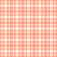 Classic gingham pattern in peach cream. Soft, comforting, and versatile. Ideal for backgrounds, textiles, or adding a touch of retro warmth.