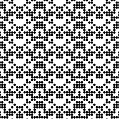 Abstract texture for fabric print, card, table cloth, furniture, banner, cover, invitation, decoration, wrapping.Seamless repeating pattern. Black and white color.Carpet pattern texture.