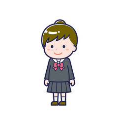 学生／ななめ／女性 09