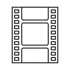 Obraz premium Retro Style Video Film Strip Vector Graphic