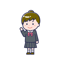 学生／ななめ／女性 12