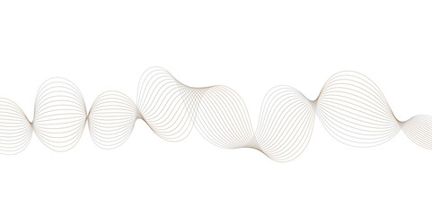 Abstract black and white grey light waves lines smooth flowing soft motion and calm pattern white  background.
