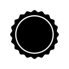 Radiant Seal Icon Vector Flat and Clean Look