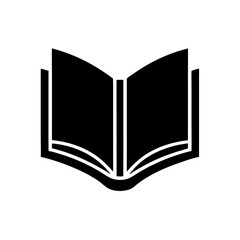 Floating Book Icon Vector Flat and Clean Look