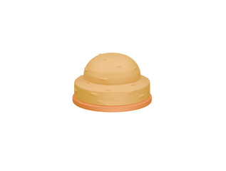 hay stack icon 3d illustration render
