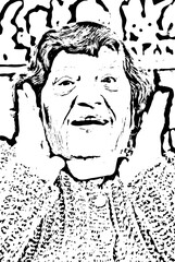 Grandma make a surprised face