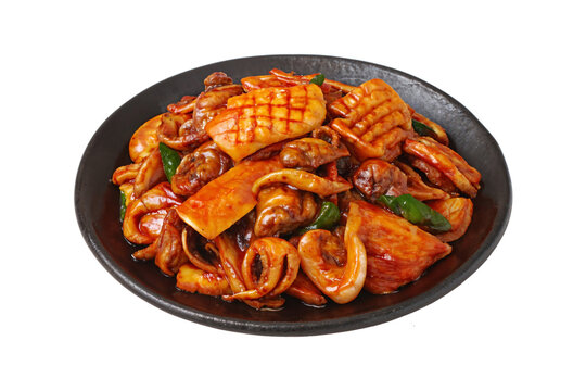 Ojingeo Bokkeum – Spicy Stir-fried Squid