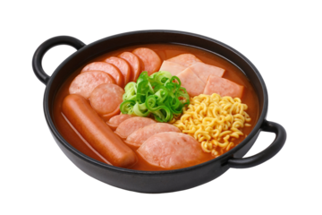 Budae Jjigae – Korean Army Stew with Sausage
