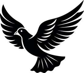 Obraz premium Dove Silhouette