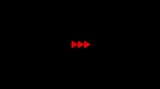 Animation of looping rewind button concept. Rewind Graphic icon Background. 5 seconds loop and video cutting process. 4k animated video .