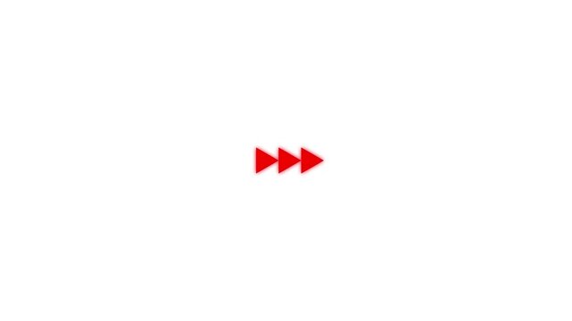Animation of looping rewind button concept. Rewind Graphic icon Background. 5 seconds loop and video cutting process. 4k animated video .