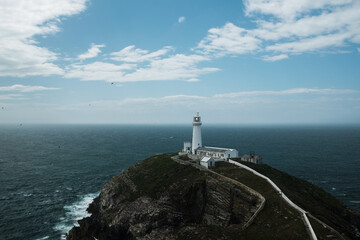 lighthouse in the sea