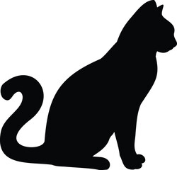 black cat silhouette
