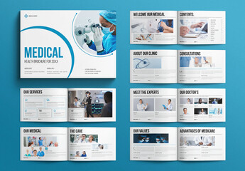 Medical Brochure Template Landscape