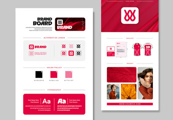 Modern Brand Board Kit Template