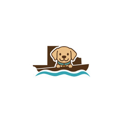 dog logo on ship