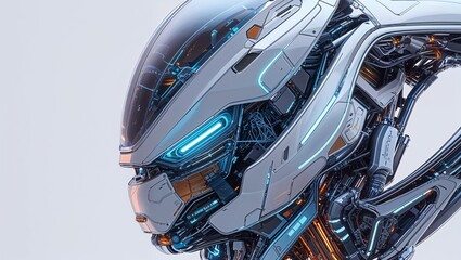 Zukünftige KI-AI unterstützt dem Mensch
