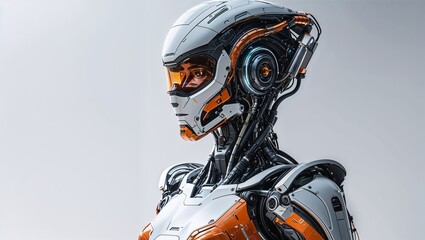 Zukünftige KI-AI unterstützt dem Mensch
