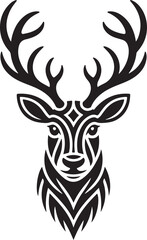 Fototapeta premium Majestic Deer Head Vector Bundle