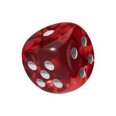 Realistic 3d Dice stock image