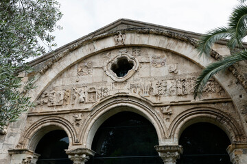 Fresco details from Hagia Sophia Church, Trabzon, Turkey
