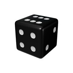 Realistic 3d Dice stock image