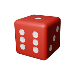 Realistic 3d Dice stock image
