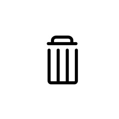 Icon Interface Website Delete Button Vector Outline style 