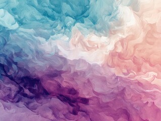 Fototapeta premium Abstract Dreamscape in Pastel Hues