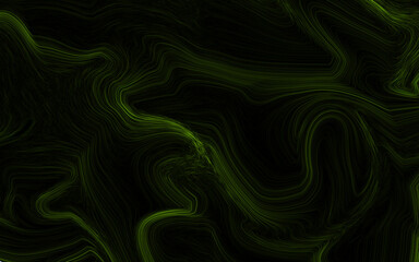 Liquid Marble Effect in black and green – Abstract Design

