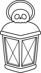 hand drawn lantern