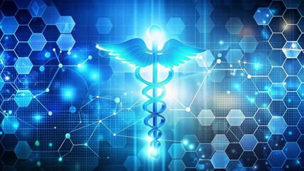 Health Insurance Concept - modern graphic interface showing symbol of healthcare person, money saving, medical treatment and benefits - Powered by Adobe