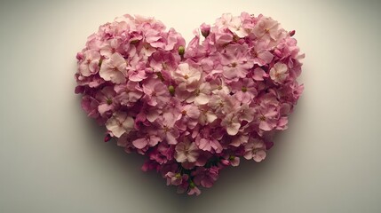 Heart-shaped flower arrangement