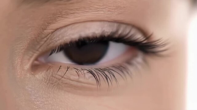 Clear eyes, close-up shot