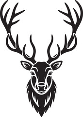 Majestic Deer Head Vector Bundle