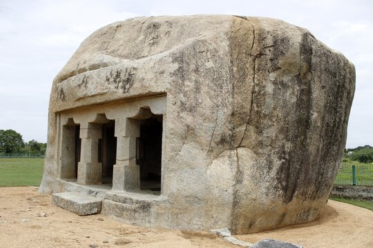 Ancient pallava kindom rockcut temple