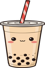 Kawaii drink vectors work well in branding for tea shops, cafés, and youth-oriented brands
