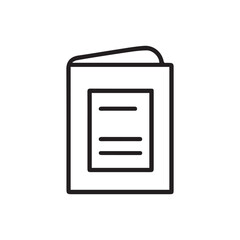 Catalogue icon set and art vector illustration