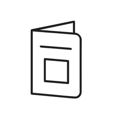 Catalogue icon set and art vector illustration