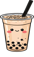 Kawaii drink vectors work well in branding for tea shops, cafés, and youth-oriented brands